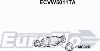 EuroFlo ECVW5011TA - Каталізатор autocars.com.ua