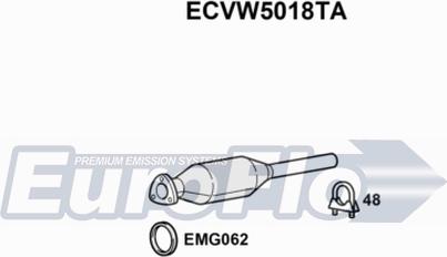 EuroFlo ECVW5018TA - Катализатор autodnr.net