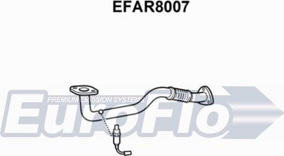 EuroFlo EFAR8007 - Труба вихлопного газу autocars.com.ua