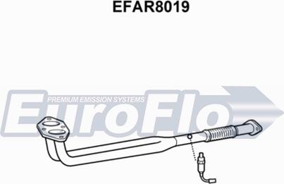 EuroFlo EFAR8019 - Труба вихлопного газу autocars.com.ua