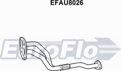 EuroFlo EFAU8026 - Труба вихлопного газу autocars.com.ua