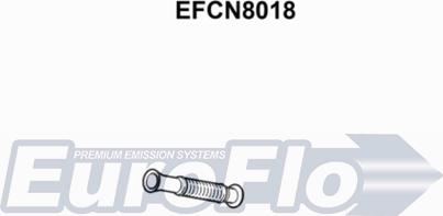 EuroFlo EFCN8018 - Труба вихлопного газу autocars.com.ua