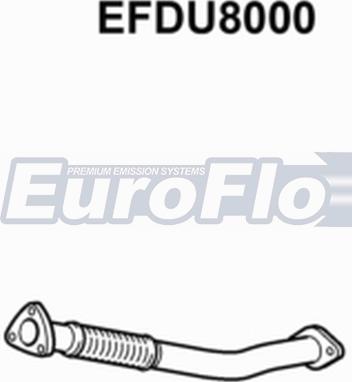 EuroFlo EFDU8000 - Труба вихлопного газу autocars.com.ua