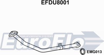 EuroFlo EFDU8001 - Труба вихлопного газу autocars.com.ua