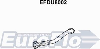 EuroFlo EFDU8002 - Труба вихлопного газу autocars.com.ua