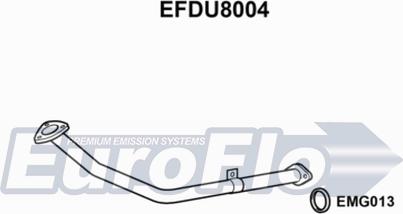 EuroFlo EFDU8004 - Труба вихлопного газу autocars.com.ua
