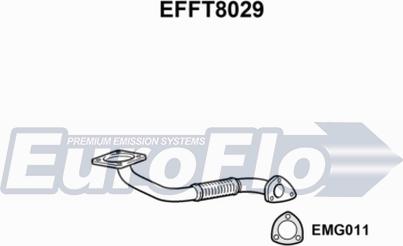 EuroFlo EFFT8029 - Труба вихлопного газу autocars.com.ua