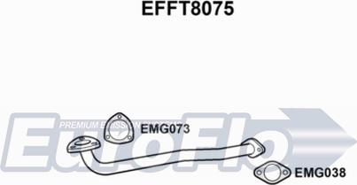 EuroFlo EFFT8075 - Труба вихлопного газу autocars.com.ua