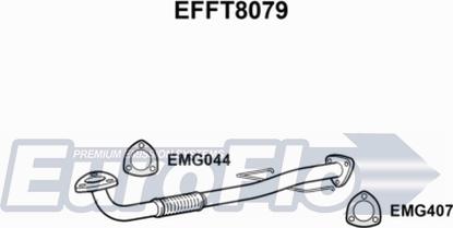 EuroFlo EFFT8079 - Труба вихлопного газу autocars.com.ua