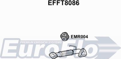 EuroFlo EFFT8086 - Труба вихлопного газу autocars.com.ua