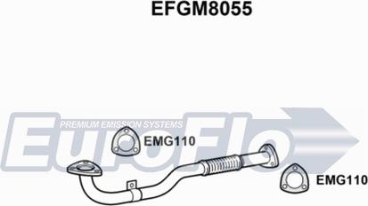 EuroFlo EFGM8055 - Труба выхлопного газа autodnr.net