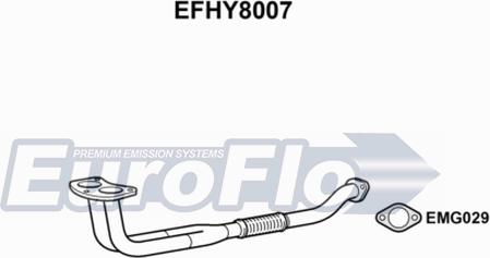 EuroFlo EFHY8007 - Труба выхлопного газа autodnr.net