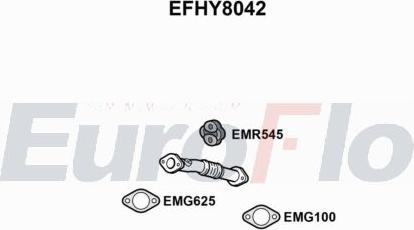 EuroFlo EFHY8042 - Труба вихлопного газу autocars.com.ua