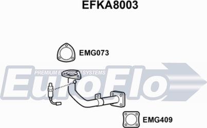 EuroFlo EFKA8003 - Труба вихлопного газу autocars.com.ua