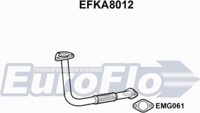 EuroFlo EFKA8012 - Труба вихлопного газу autocars.com.ua