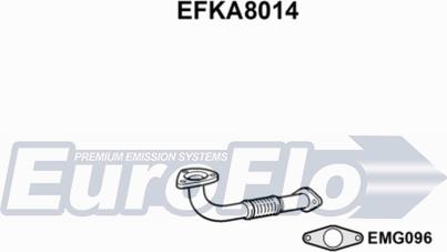 EuroFlo EFKA8014 - Труба вихлопного газу autocars.com.ua