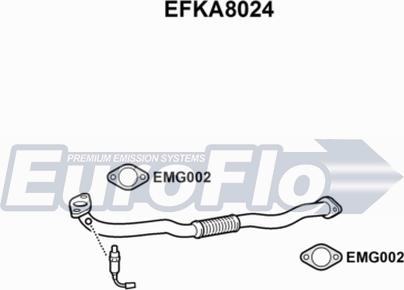 EuroFlo EFKA8024 - Труба вихлопного газу autocars.com.ua