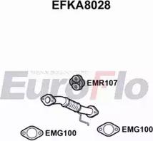 EuroFlo EFKA8028 - Труба вихлопного газу autocars.com.ua