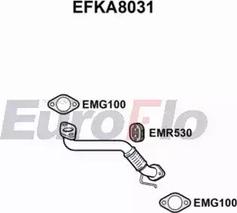 EuroFlo EFKA8031 - Труба вихлопного газу autocars.com.ua