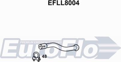 EuroFlo EFLL8004 - Труба вихлопного газу autocars.com.ua