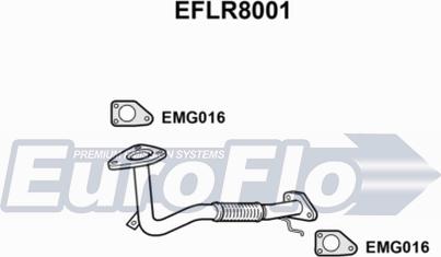 EuroFlo EFLR8001 - Труба вихлопного газу autocars.com.ua