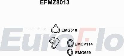 EuroFlo EFMZ8013 - Труба вихлопного газу autocars.com.ua