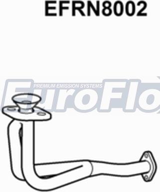 EuroFlo EFRN8002 - Труба вихлопного газу autocars.com.ua