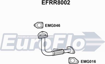 EuroFlo EFRR8002 - Труба вихлопного газу autocars.com.ua