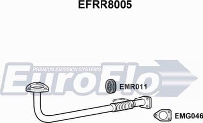 EuroFlo EFRR8005 - Труба вихлопного газу autocars.com.ua