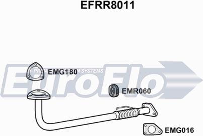 EuroFlo EFRR8011 - Труба вихлопного газу autocars.com.ua