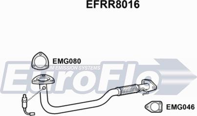 EuroFlo EFRR8016 - Труба вихлопного газу autocars.com.ua