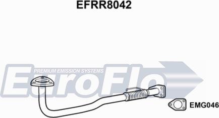 EuroFlo EFRR8042 - Труба вихлопного газу autocars.com.ua