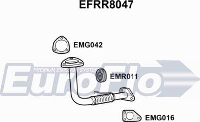 EuroFlo EFRR8047 - Труба вихлопного газу autocars.com.ua