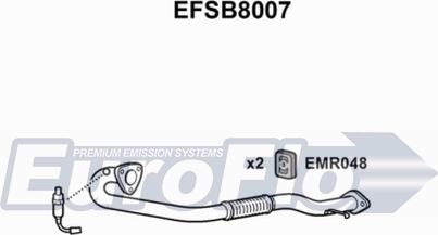 EuroFlo EFSB8007 - Труба вихлопного газу autocars.com.ua