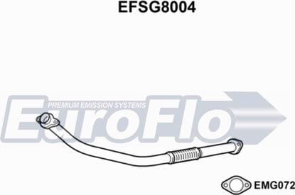EuroFlo EFSG8004 - Труба вихлопного газу autocars.com.ua