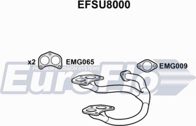 EuroFlo EFSU8000 - Труба вихлопного газу autocars.com.ua