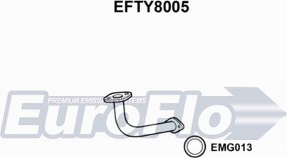 EuroFlo EFTY8005 - Труба вихлопного газу autocars.com.ua