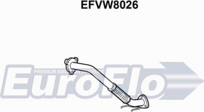 EuroFlo EFVW8026 - Труба вихлопного газу autocars.com.ua