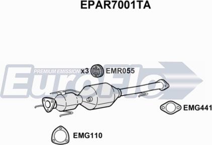 EuroFlo EPAR7001TA - Сажевый / частичный фильтр, система выхлопа ОГ autodnr.net