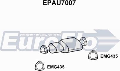 EuroFlo EPAU7007 - сажі / частковий фільтр, система вихлопу ОГ autocars.com.ua