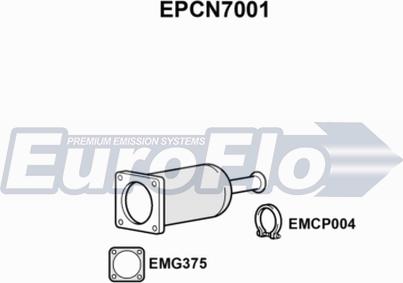 EuroFlo EPCN7001 - Сажевый / частичный фильтр, система выхлопа ОГ autodnr.net