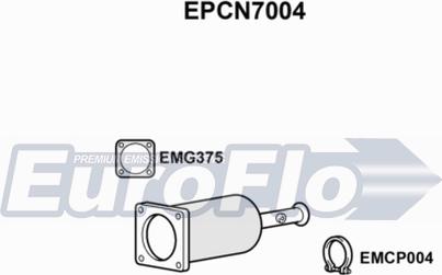 EuroFlo EPCN7004 - сажі / частковий фільтр, система вихлопу ОГ autocars.com.ua