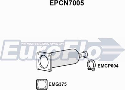 EuroFlo EPCN7005 - сажі / частковий фільтр, система вихлопу ОГ autocars.com.ua