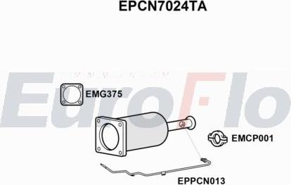 EuroFlo EPCN7024TA - Сажевый / частичный фильтр, система выхлопа ОГ autodnr.net