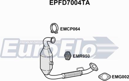 EuroFlo EPFD7004TA - Сажевый / частичный фильтр, система выхлопа ОГ autodnr.net