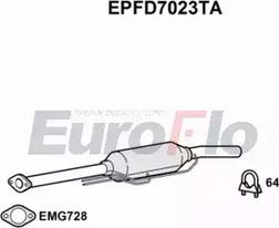 EuroFlo EPFD7023TA - сажі / частковий фільтр, система вихлопу ОГ autocars.com.ua