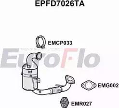 EuroFlo EPFD7026TA - сажі / частковий фільтр, система вихлопу ОГ autocars.com.ua