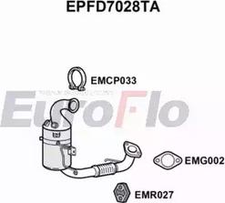 EuroFlo EPFD7028TA - Сажевый / частичный фильтр, система выхлопа ОГ autodnr.net