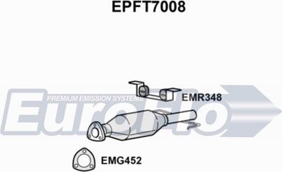 EuroFlo EPFT7008 - сажі / частковий фільтр, система вихлопу ОГ autocars.com.ua