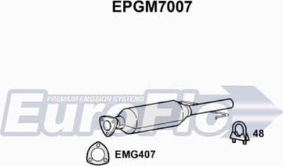 EuroFlo EPGM7007 - сажі / частковий фільтр, система вихлопу ОГ autocars.com.ua